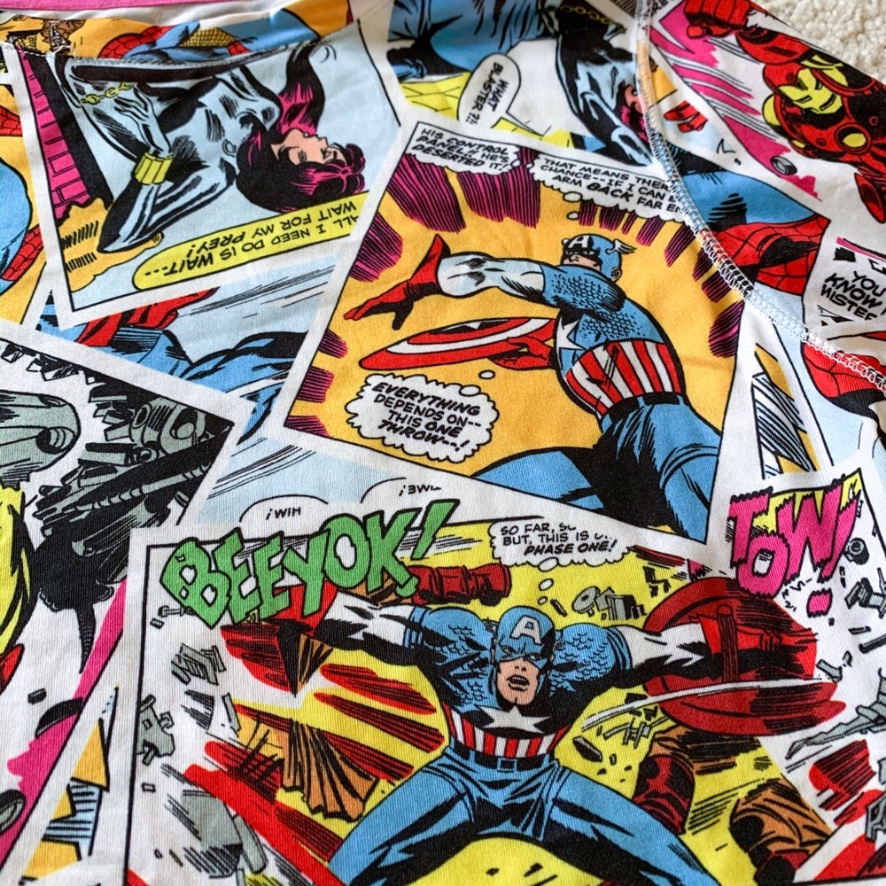 [SOLD] MARVEL Graphic Comic Long Sleeve Top - Picture 3 of 5